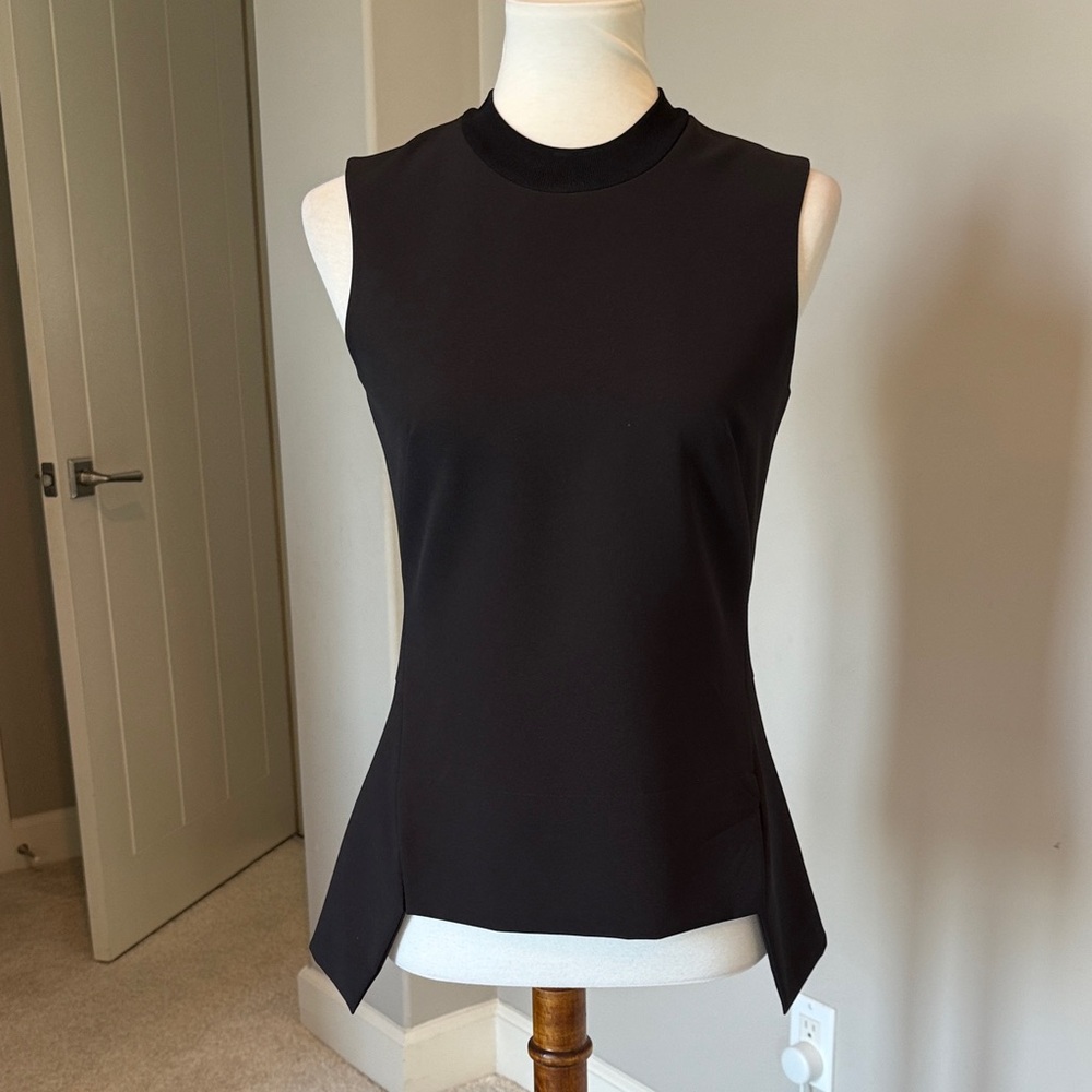 Halogen Black Sleeveless Tank Top